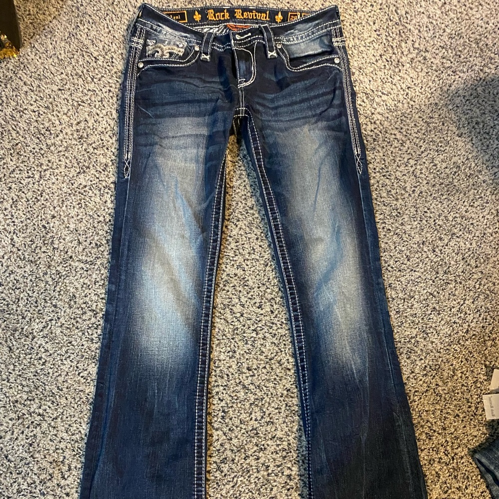 Rock revival jeans 28/33 1/2 worn once